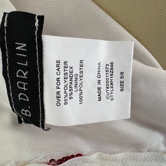 B. Darlin NWT Sequin Homecoming Prom Cocktail Formal - Picture 5 of 5